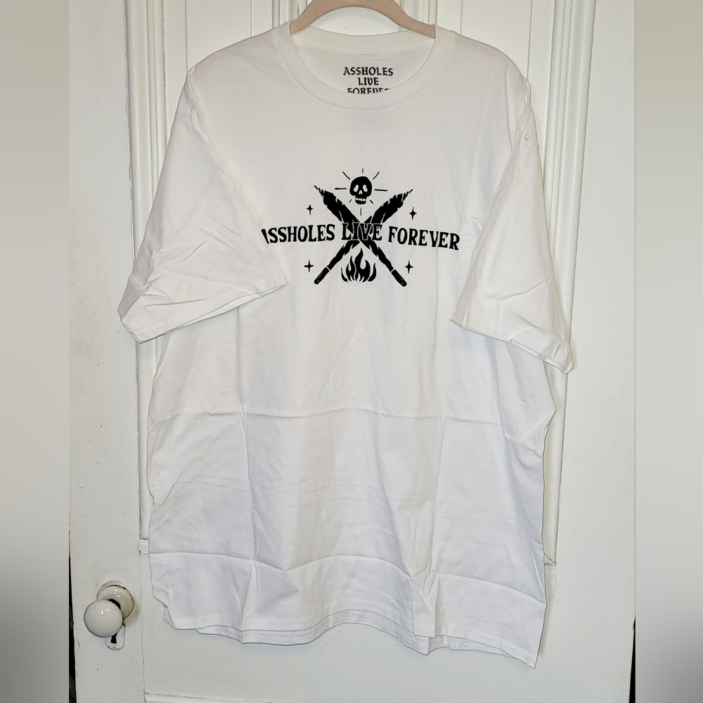 Assholes Life Forever -‎ White Skull & Fire 2x